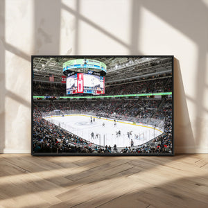 Sharks Arena Blackhawks Sharks Ice Hockey Stadium Wall Art