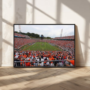 Virginia Cavaliers Football Team Print - Charlottesville Scott Stadium Print Wall Art Canvas