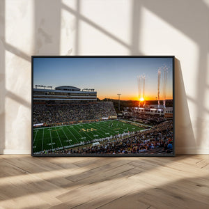 Demon Deacons Football Team Print Canvas- Winston-Salem