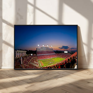 Wolfpack Football Team Wall Art Print - Raleigh