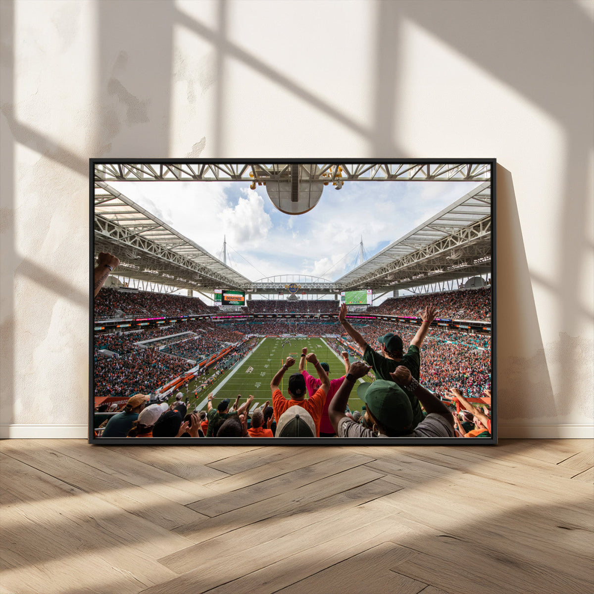 Miami Hurricanes Football Team Wall Art Print - Miami Hard
