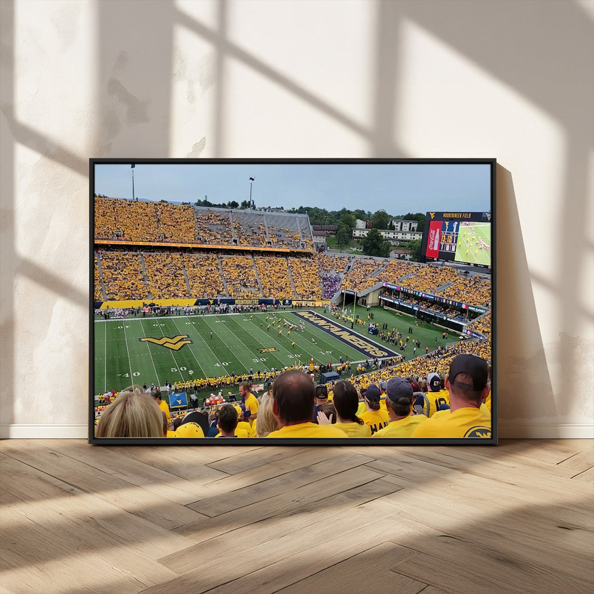 Puskar Stadium Canvas Print Wall Art - Morgantown Print -