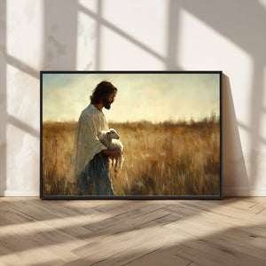 Jesus the Good Shepherd Wall Art Canvas Print -