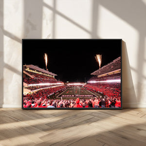 Oregon State Beavers Football Team Print - Corvallis Reser