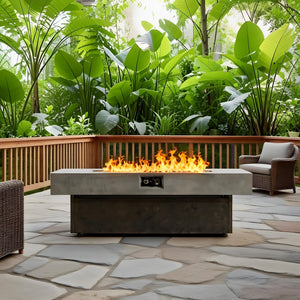 Tabletop Propane Fire Pits - 56 x 23 in