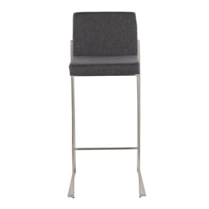 Fuji - Contemporary And Modern Elegance High Back Barstool