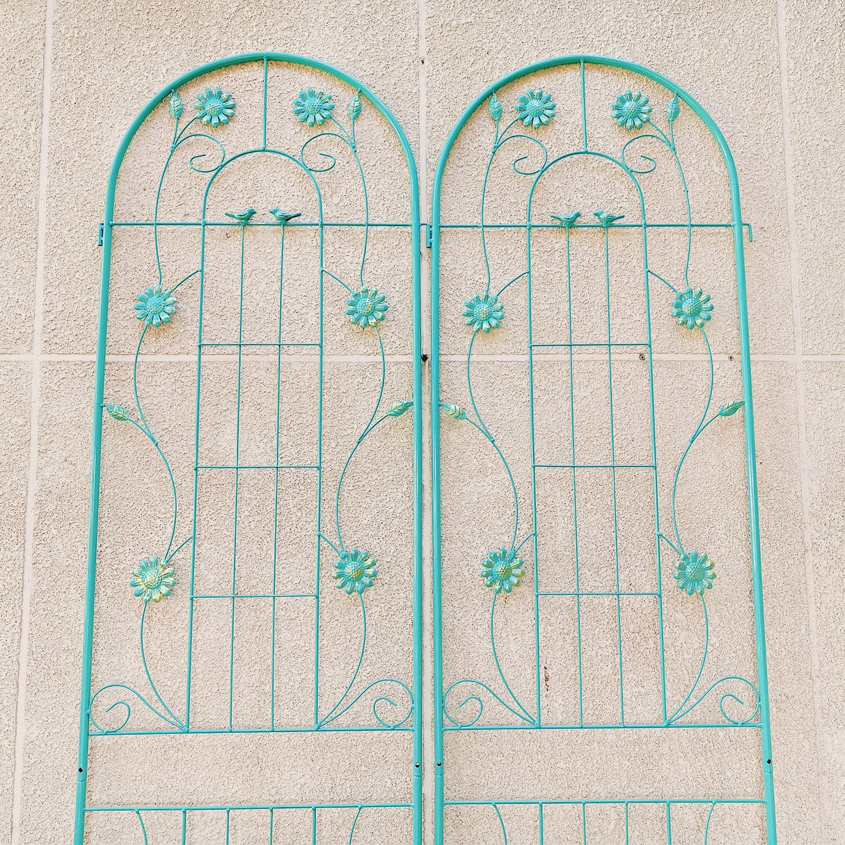 Metal Garden Trellis Rustproof Trellis For Climbing Plant Outdoor Flower Support