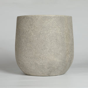 Round Concrete Planter Set of 2 - Antique Grey