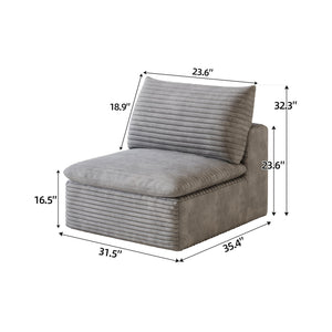 1 Middle Seat Sofa