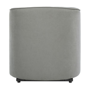 Power Lift Recliner Barrel Shape Reclining Chair With Footrest And Side Pocket