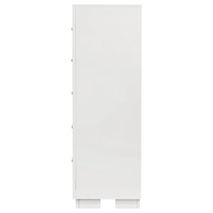Jessica 5-drawer Bedroom Chest Snow White