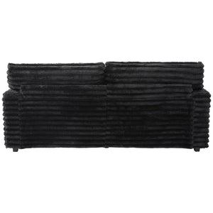 Oversized Double Chaise Lounge Sofa Bed With USB Ports And Cup Holders