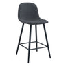 Modern Bar Chair Rounded Backrest (Set of 2)