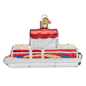 Pontoon Boat Ornament by Old World Christmas