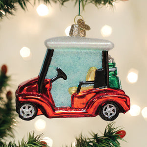 Golf Cart Ornament 3.5x4x2.75 Inches