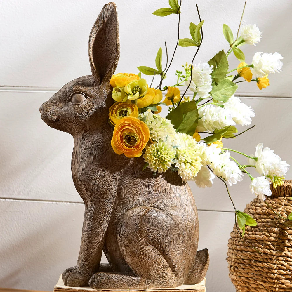 15.25" RABBIT PLANTER