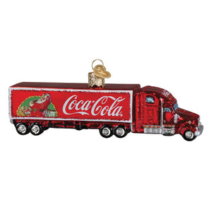 Coca-Cola Christmas Truck Ornament 2 x 5.5 x 1.25 Inches