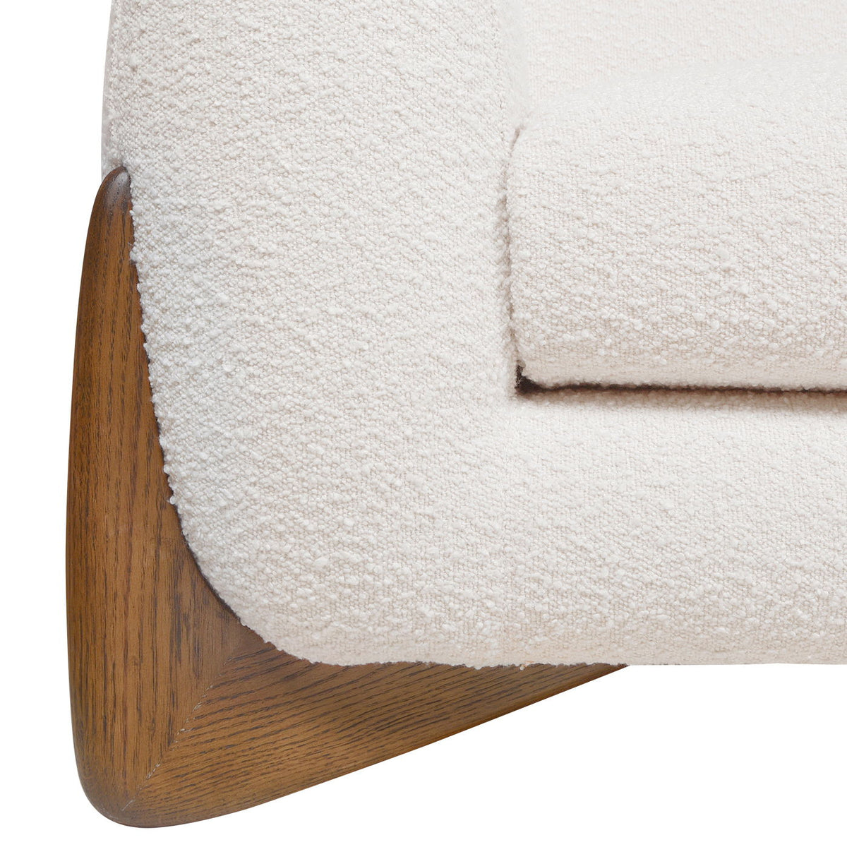 Alpine Luxurious Upholstery Sherpa Sofa with Removable Cushions - Available in White, Black, or Dark Green