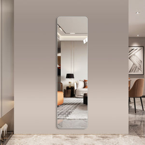 Full Body Round Corner Mirror For Living Room