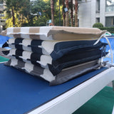 4pcs outdoor patio seat cushion replacement seat cushion with ties, 15' x 15' patio chair pads for  gardens, patios, and dining rooms