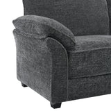 The Adelle Adaptable Gray Chenille Modular Sofa Bed