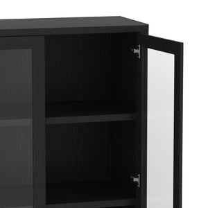 Rivington - Bookcase Cabinet With Glass Doors