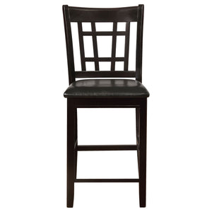 Lattice Back Counter Height Stools (Set of 2)