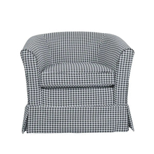 Zeniqua Upholstered Swivel Chair With Loose Cover