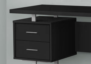 Computer Desk For Home Office, Laptop, Left, Right Set-Up, Storage Drawers, Contemporary & Modern