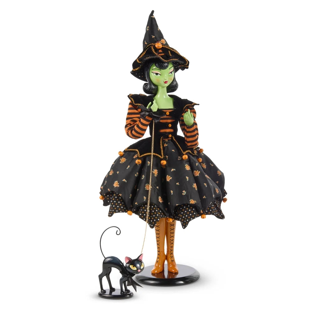 GREEN WITCH FASHIONISTA WITH CAT