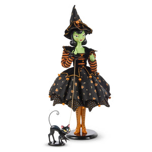 GREEN WITCH FASHIONISTA WITH CAT