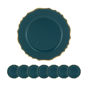 Premium Plastic Charger Plate (Set of 8)