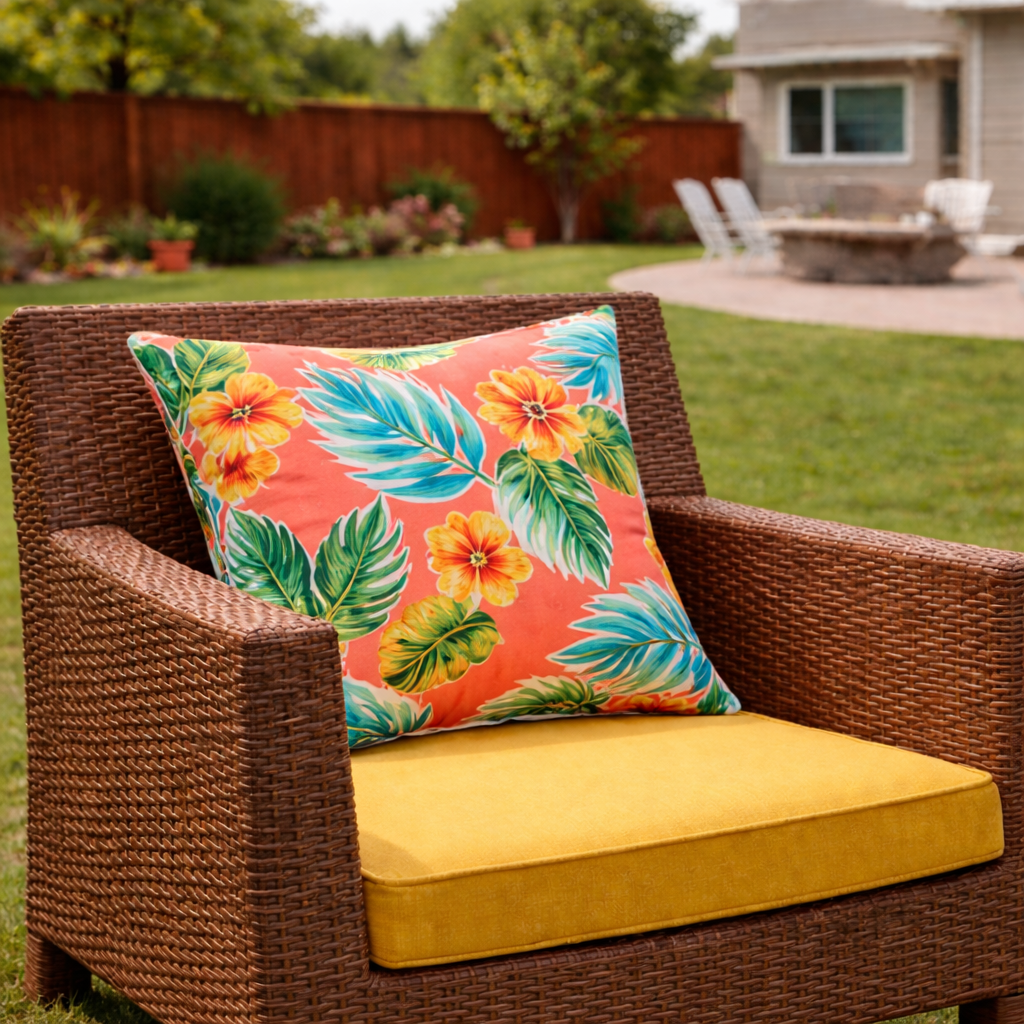 4 Pack Outdoor Pillow Covers - 18x18 Inch