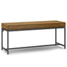 Mid Century Wide Writing Desk with Three Drawers - Multiple Colors