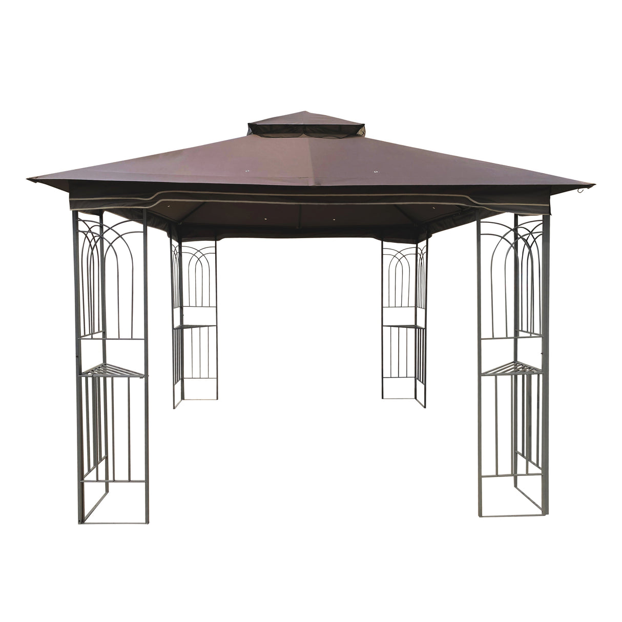Gazebo tent with double roof & mosquito net