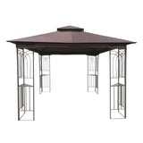 Gazebo tent with double roof & mosquito net