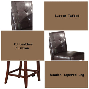 Britney - Counter Height Chair (Set of 2) - Espresso
