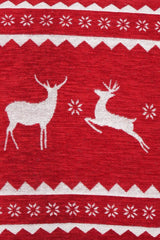Handcrafted Reindeer Jacquard Pillow