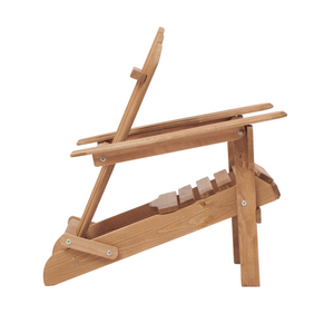 Outdoor Wooden Folding Adirondack Chair Set of 2