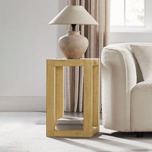 2-Piece Modern Rectangle Coffee Table Set