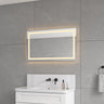 40 x 24 Inch LED Bathroom Mirror With Front And Backlight