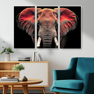 Elephant Wall Art Canvas Print