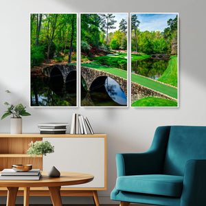 Augusta National Golf Club Wall Art - Panoramic Bridge &