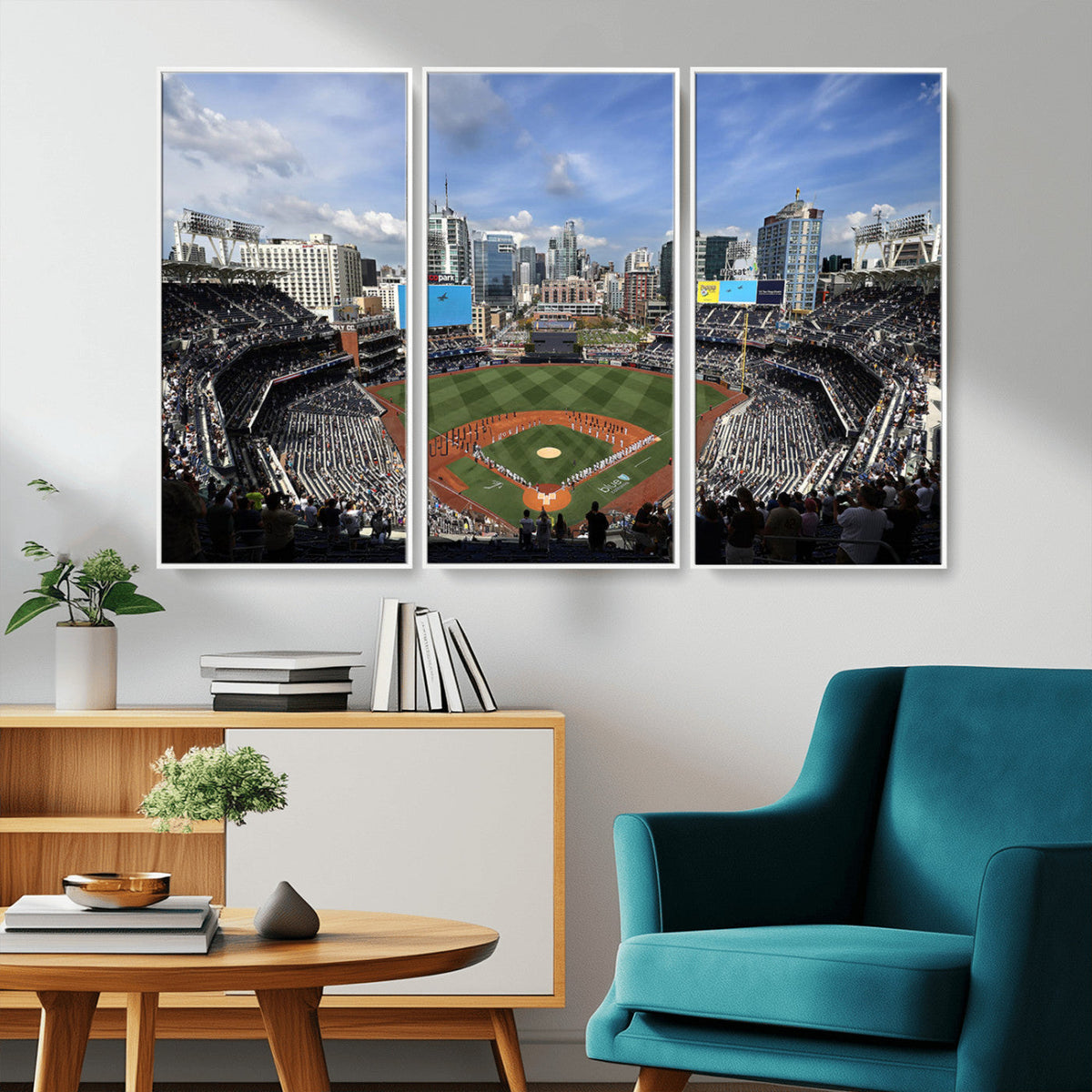 San Diego Padres Baseball Team Print - Petco Park Stadium