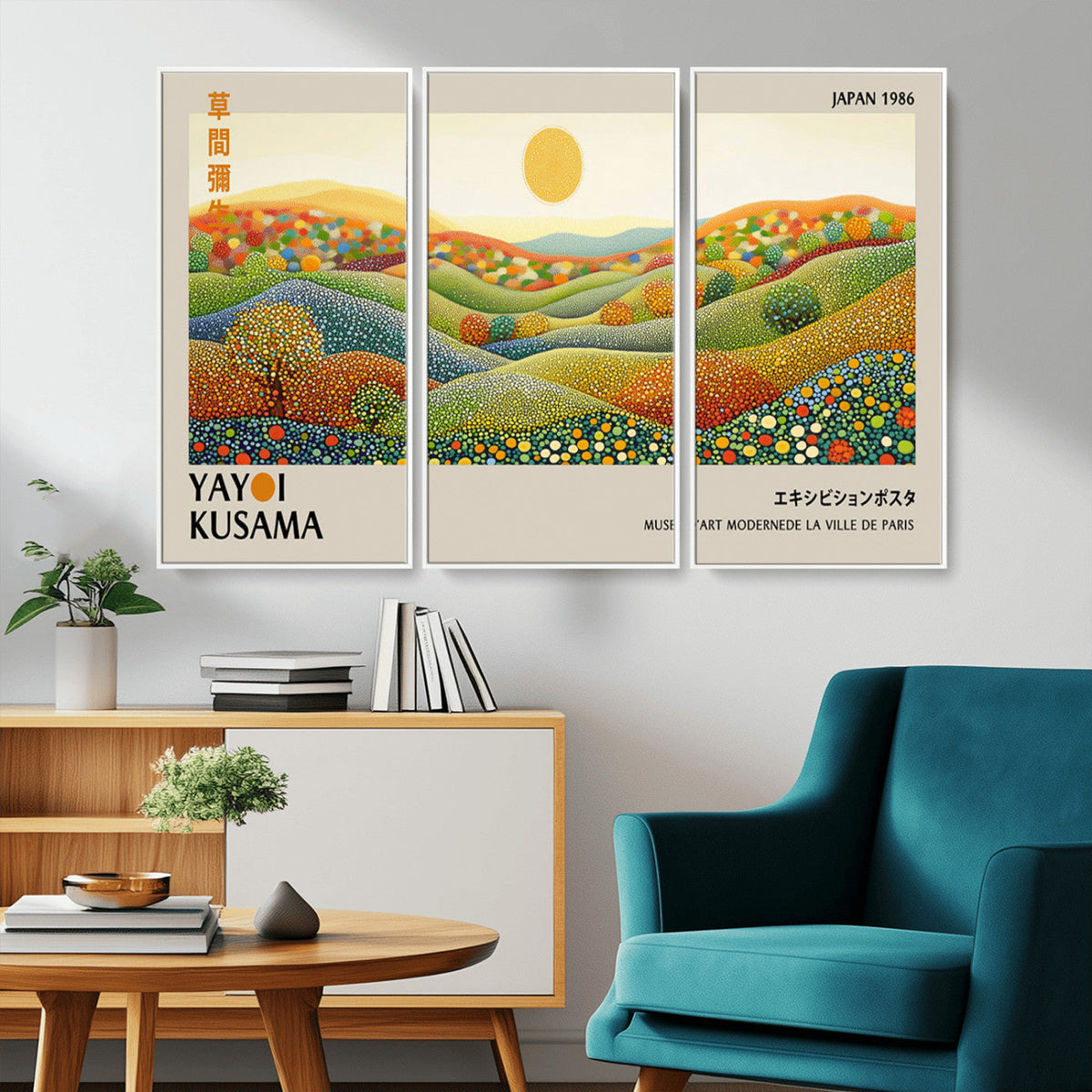 Yayoi Kusama Wall Art Print – Yayoi Kusama Wabi Sabi