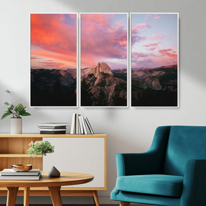 Half Dome Wall Art Canvas Print – Framed Yosemite National