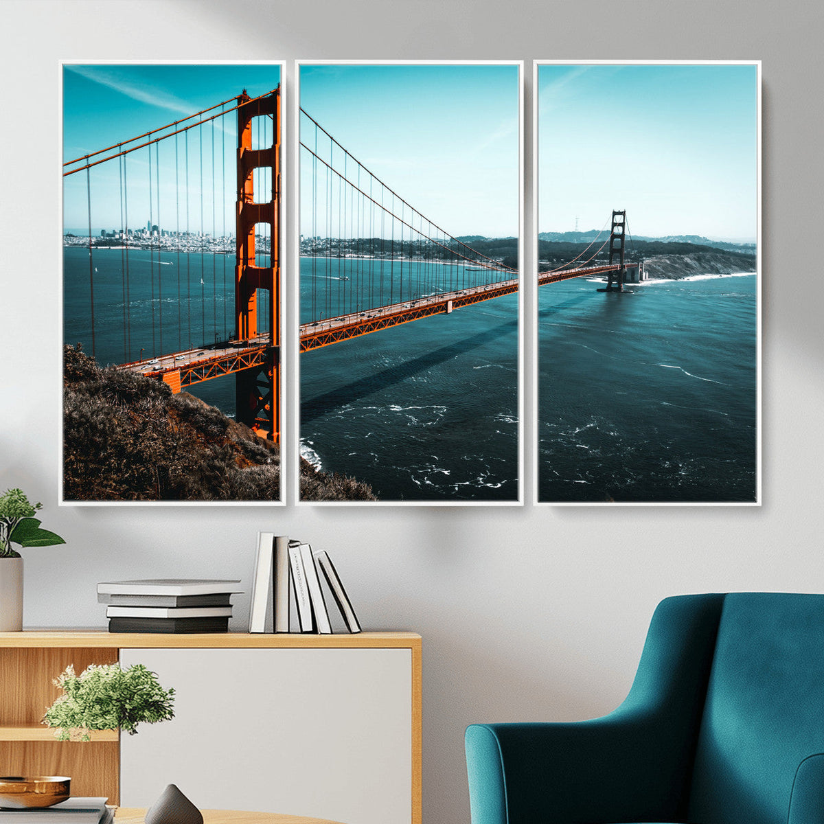 Golden Gate Bridge Wall Art Canvas Print – San Francisco