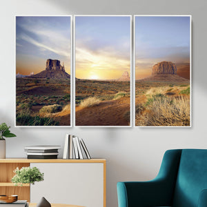 Monument Valley Desert Wall Art Canvas Print, Southwest