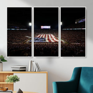 Oklahoma Memorial Stadium Wall Art Canvas Print – Oklahoma