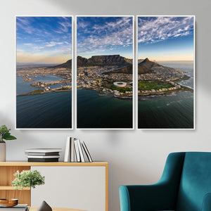 Cape Town Wall Art Canvas Print – Table Mountain Coastal